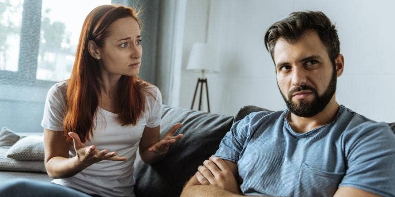 15 Signs Of A Selfish Husband & How To Save Your Marriage woman and selfish husband fighting