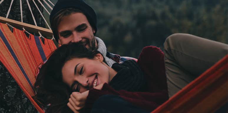 Sensitive Men Are Better In Bed, Says Science man and woman cuddling