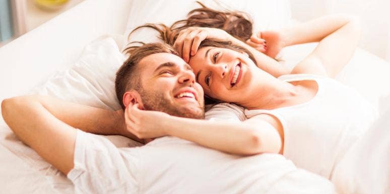 sex and emotional connection happy couple in bed