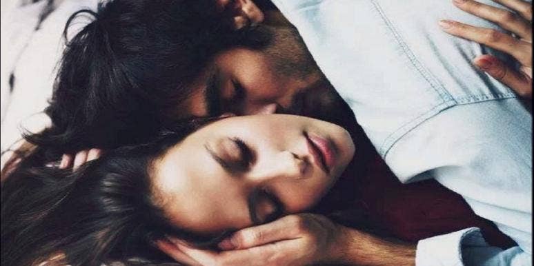 couple kissing in bed couple kissing in bed