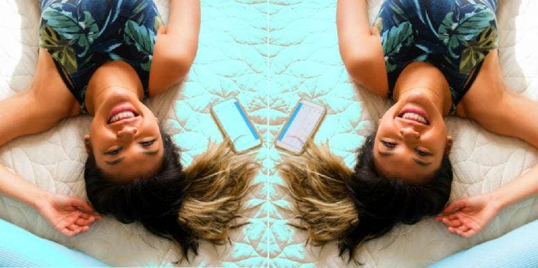 12 Sexy Good Morning Texts For Him woman sending sexy good morning texts