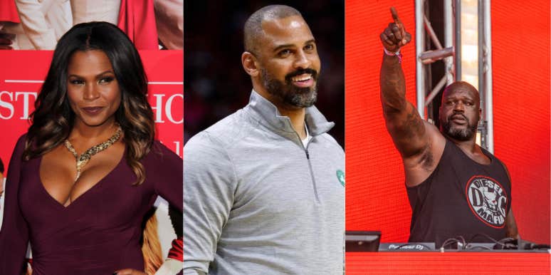 Shaq's Serial Cheating Bars Him From Having An Opinion on Ime Udoka Nia long (left) Ime Udoka and Shaquille O'Neal (right)