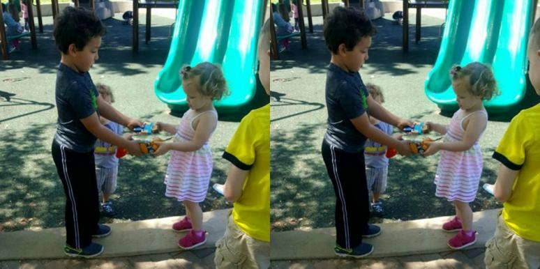 Mom Gets Shamed For Telling Son It's OK Not To Share With Other Kids