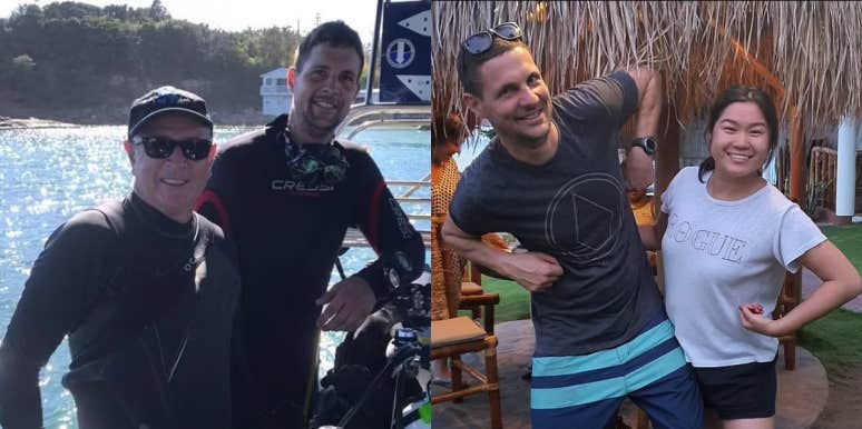 Sydney Shark Victim's Aunt Says He 'Wouldn't Want Shark To Be Destroyed' Simon Nellist with man and his girlfriend