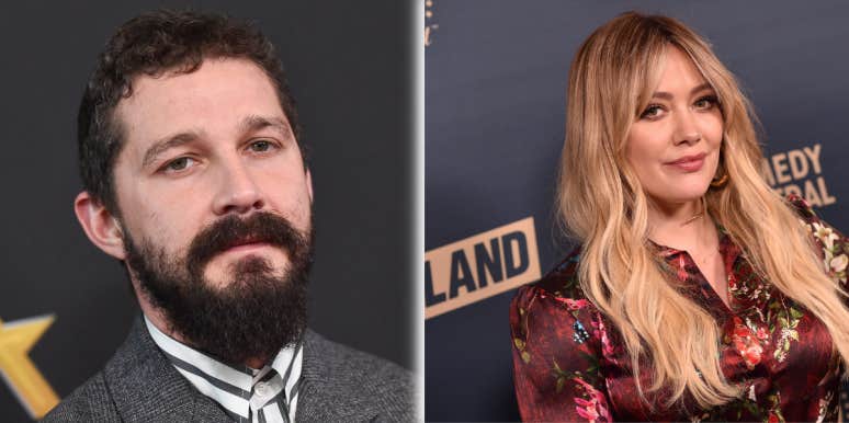 Shia Labeouf on the left, Hilary Duff on the right