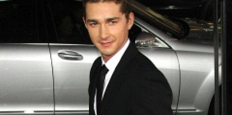 Shia LaBeouf Isn't "Extremely Well-Endowed" shia labeouf