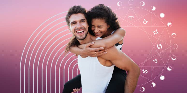 Signs A Man Has Feelings For You, Based On Astrology couple piggyback