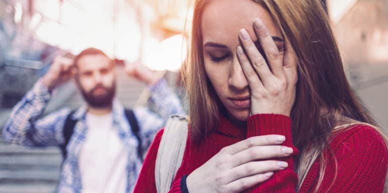 17 Signs The Man You Love Is A Low-Key Control Freak controlling boyfriend yelling at girlfriend