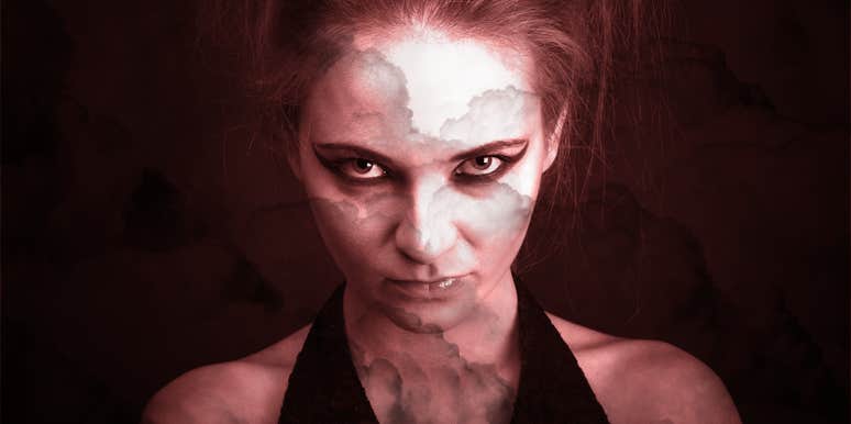 6 Signs Of An Energy Vampire & How To 'Slay' Them evil looking woman