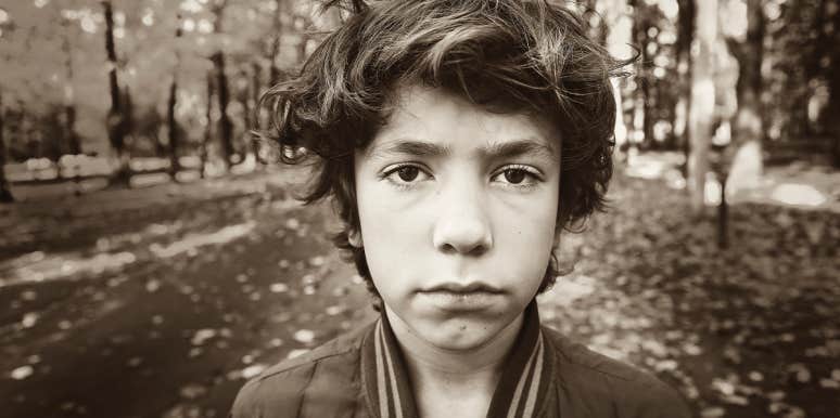 11 Signs Of Sociopathy In Children child staring forward