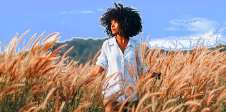 What Is An Empath? 30 Traits & Signs You're An Empath woman in a wheat field