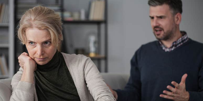 The Silent Treatment Isn’t Cute, It’s Emotional Abuse woman ignoring husband