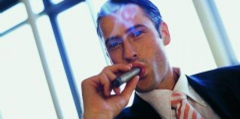 I Stopped Falling For Jerks And So Can You Smarmy man with a cigar
