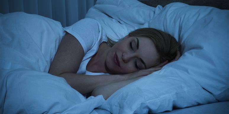 The Smartest People Dream About One Specifically Weird Situation woman in bed dreaming