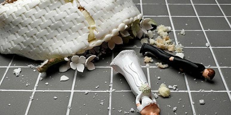 smashed wedding cake smashed wedding cake
