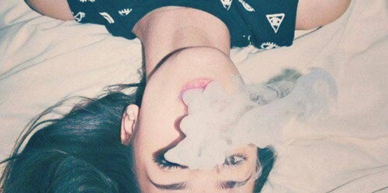 girl smoking girl smoking