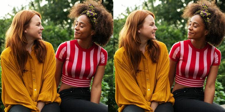 The Skill That Will Instantly Make You More Socially Likable two friend looking at each other