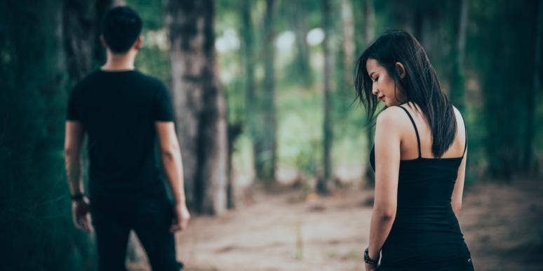 Why Sometimes Saying Goodbye Is The Best Thing You Can Do woman saying goodbye to man