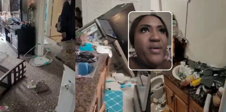 Video Shows How Woman's 15-Year-Old Son Destroyed Her Home Destroyed home