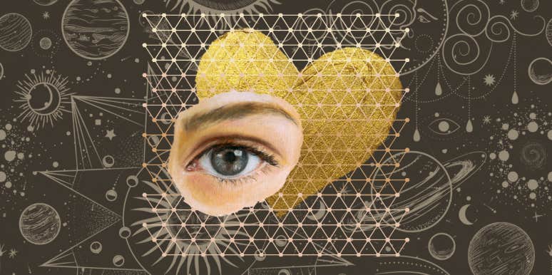 8 Planetary Soulmate Indicators In Astrology eye, heart, and planets