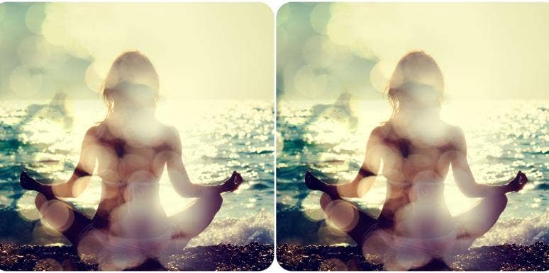 What Is Spirituality? A Beginner's Guide woman meditating by water