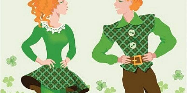 10 Acceptable Pick-Up Lines For St. Patrick's Day Irish Couple Dancing On St. Patrick's Day