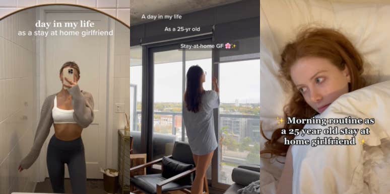 New Trend On TikTok Shows Women Sharing Their Daily Routines As ‘Stay-At-Home Girlfriends’ Women sharing their days as stay-at-home girlfriends