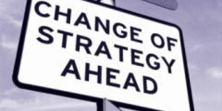 change of strategy change of strategy