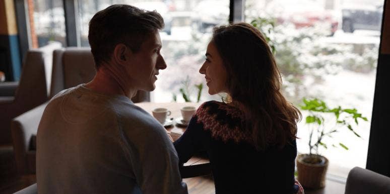 Stop Looking! Love Isn't Something You Find — Love Finds You woman and man talking