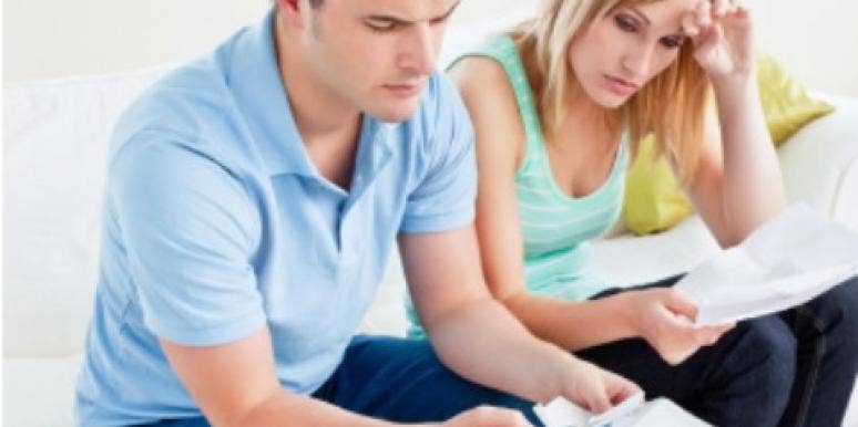 stressed couple stressed couple