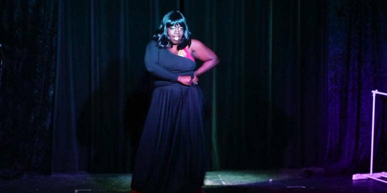 Why I Strip photo of author as a stripper