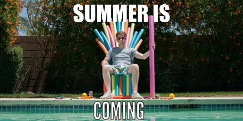 funny pool memes first day of summer