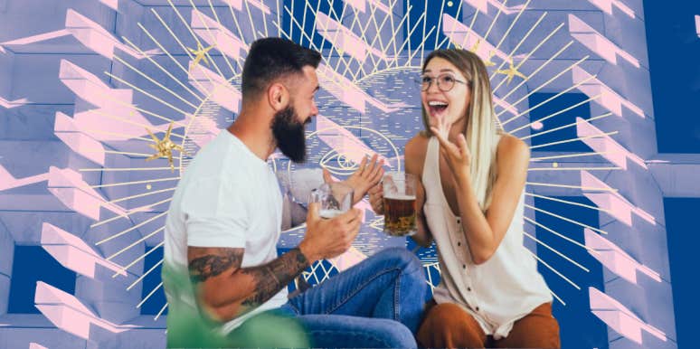 Synastry Aspects That Signal True Love couple with true love synastry aspects