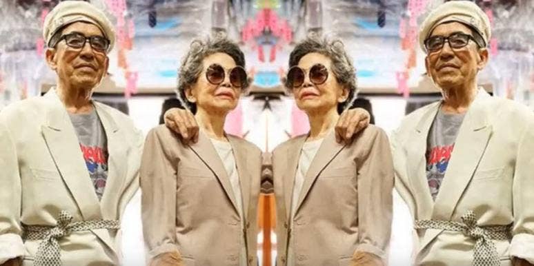 80-Year-Old Taiwanese Laundromat Owners Become Instagram Famous Modeling Lost Clothes