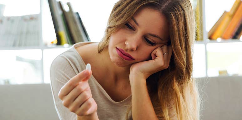 Taking Adderall Is Basically The Same As Using Meth, Says Study woman taking pill