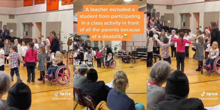 Disabled child school performance TikTok