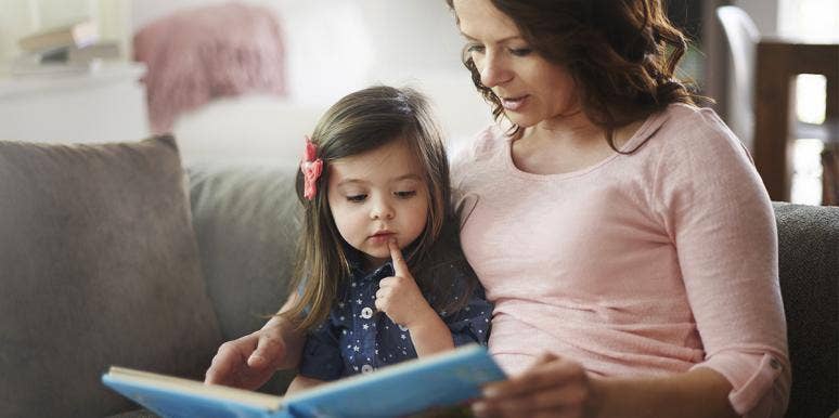 Keep Teaching Kids Please And Thank You kid and mom reading