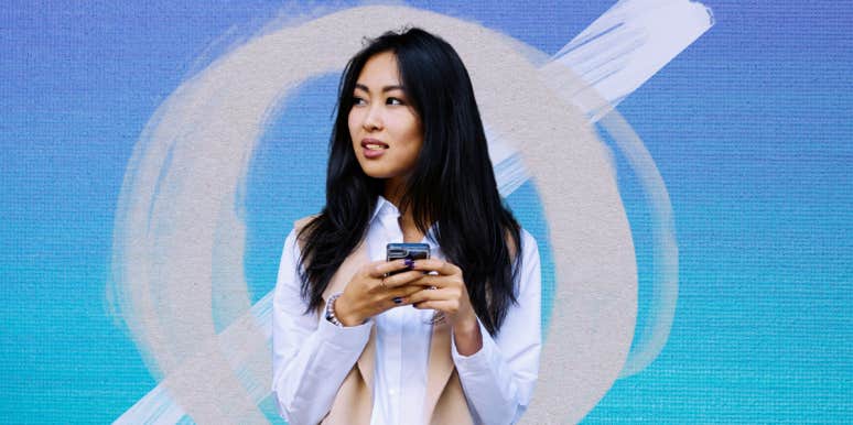 how teens hurt their mental health without knowing it teen with long hair texting