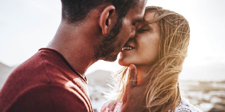 Thank You For Making Me Believe Again happy couple kissing