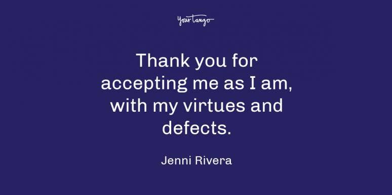 Jenni Rivera thankful quote