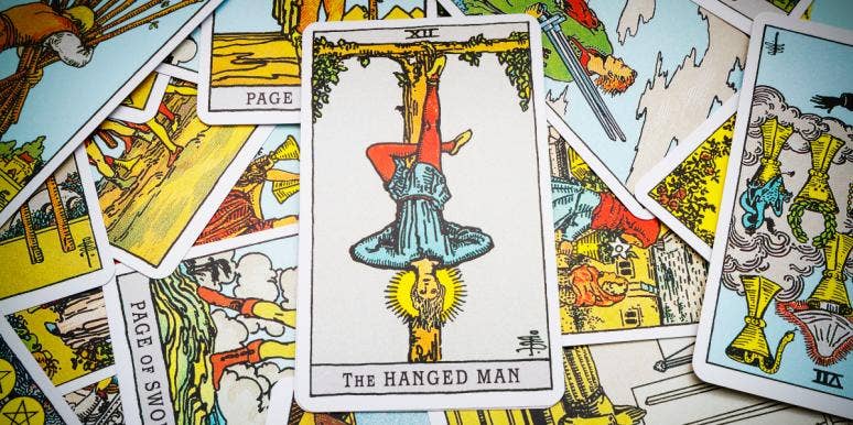 The Hanged Man Tarot Card Meanings: Upright, Reversed & In Love hanged man tarot card