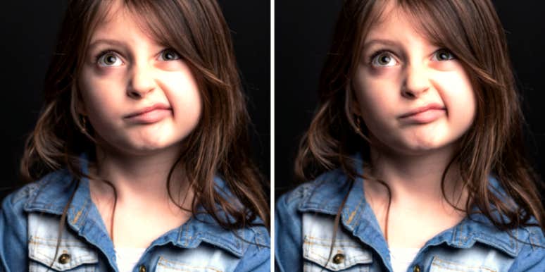 what parents should never say to kids little girl making a confused silly face