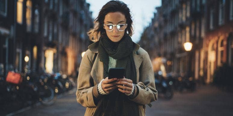 8 Things You Do On Social Media That Ruin Your Reputation woman on phone