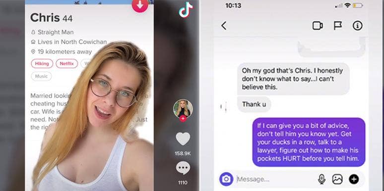 Woman Catches Man Trying To Cheat On Disabled Wife On Tinder -- And Tells Her Vanessa Riley TikTok