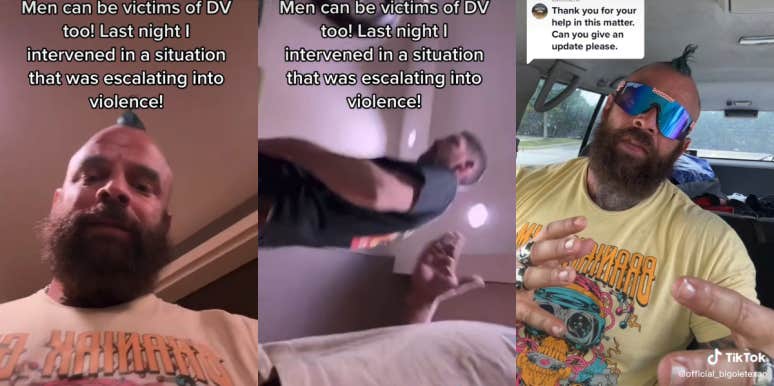 Man Stops Domestic Violence Incident During TikTok Live Domestic violence TikTok