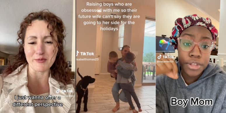 Mom Says She's Raising Her Boys To Be So 'Obsessed' With Her That They Will Never Want Go To Their Wives Homes For The Holidays tiktok boy mom