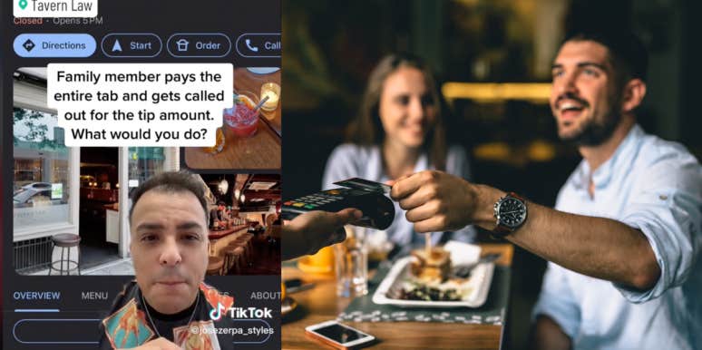 Man Says Manager Called Out Him & His Family For Only Leaving 6% Tip On A $600 Restaurant Bill Jose, man paying bill at fancy restaurant