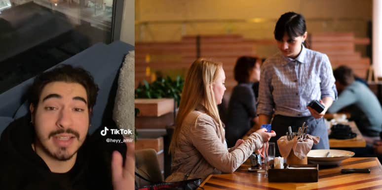 Man Criticized For Saying 'Tipping Is Optional' And It's Messed Up To Shame Non-Tippers Amir, customer in cafe paying for check