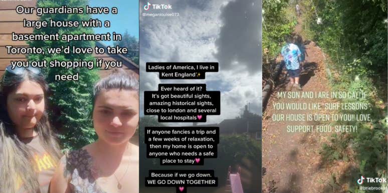 Women Are Rallying On Tiktok Offering Their Homes For Others Seeking An Abortion Tiktok trend, safe place for recovery after abortions