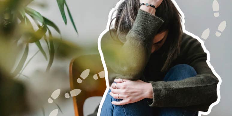Anxious woman
